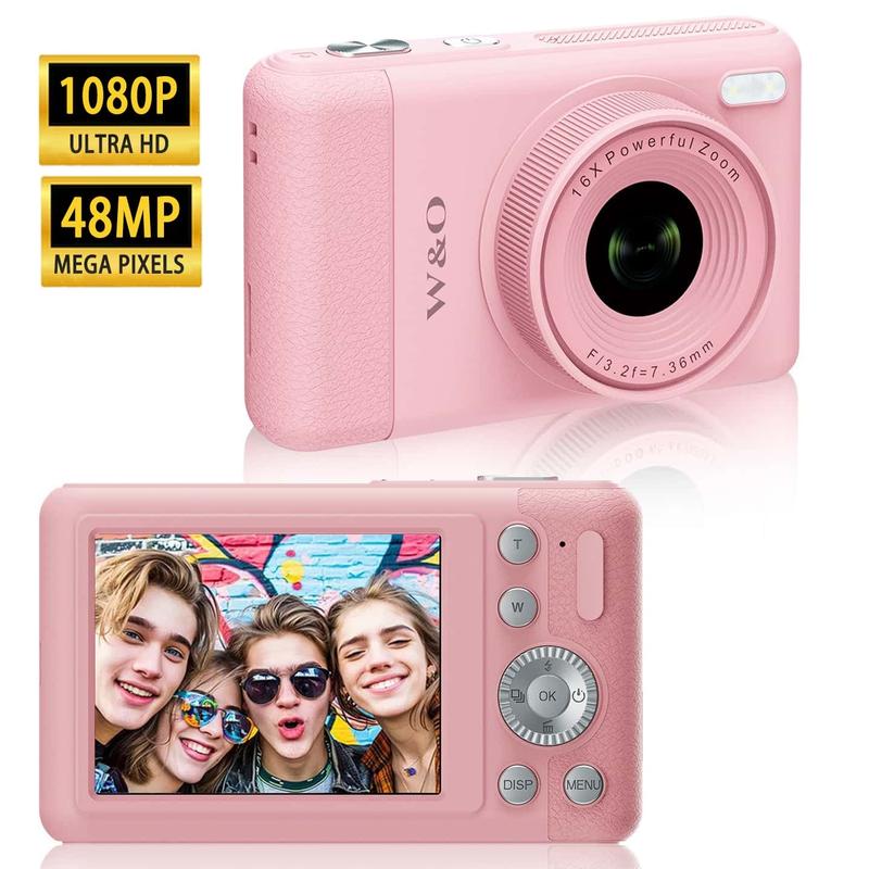 4K Vlogging Camera for Beginners: 64MP, Auto-Focus, 180° Flip Screen