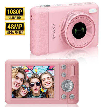 4K Vlogging Camera for Beginners: 64MP, Auto-Focus, 180° Flip Screen