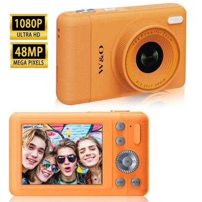 4K Vlogging Camera for Beginners: 64MP, Auto-Focus, 180° Flip Screen