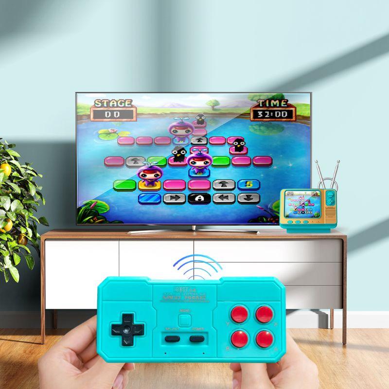 GV300S Retro Game Console – 308 Classic Games, Mini TV-Style Player