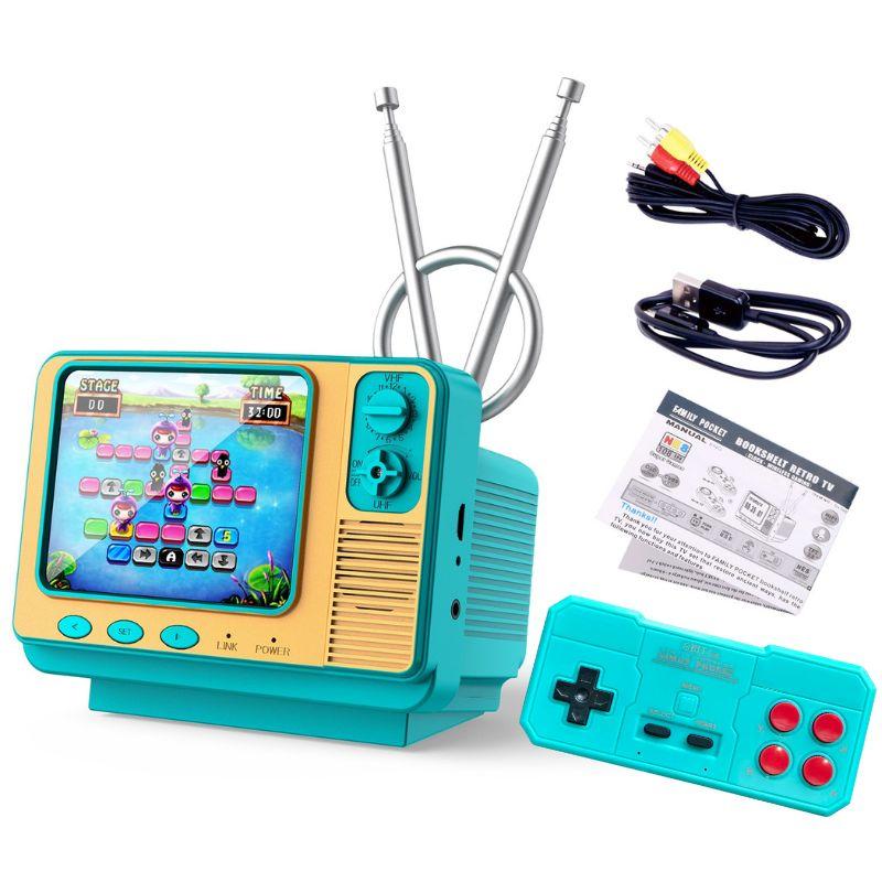 GV300S Retro Game Console – 308 Classic Games, Mini TV-Style Player