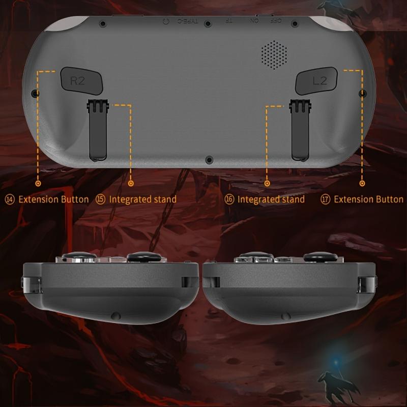 WUDS SF3000 Retro Handheld Console – 4.5" IPS, Wireless Mini Game Player