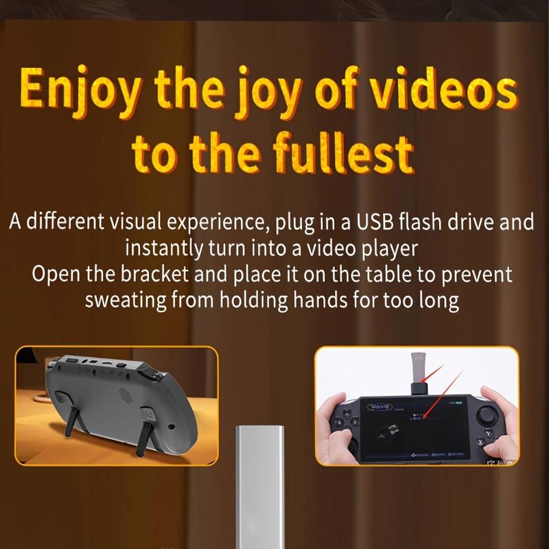 WUDS SF3000 Retro Handheld Console – 4.5" IPS, Wireless Mini Game Player