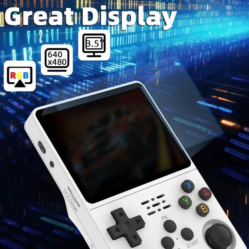 R36S Retro Handheld Game Console – 3.5" IPS, Linux System, 3000mAh, 32G+64G Games