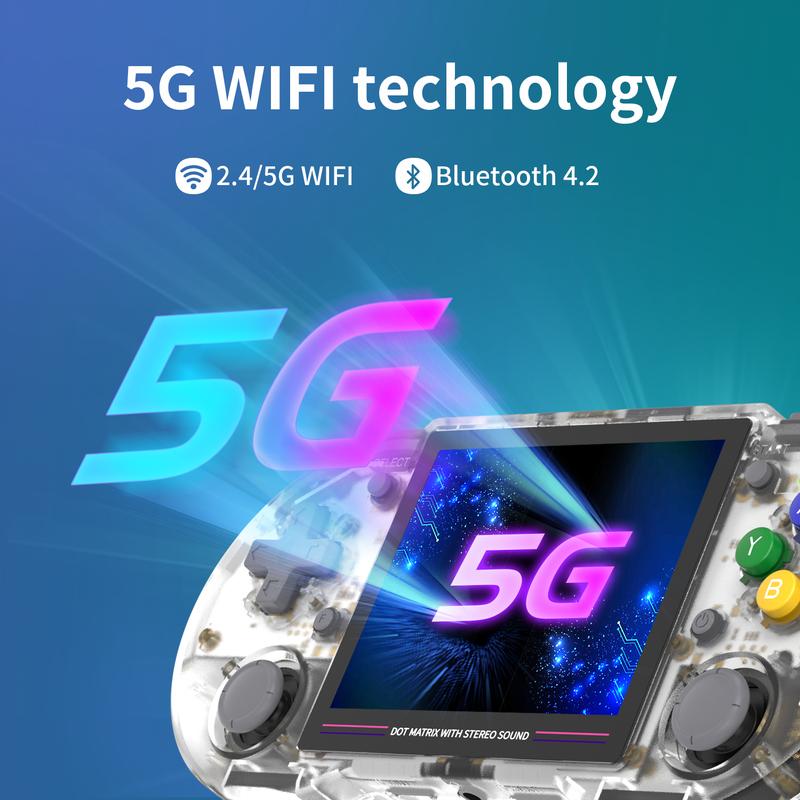 Anbernic RG353PS Retro Handheld Console – 3.5" IPS, Linux, WiFi/BT, Bonus Gift Pack