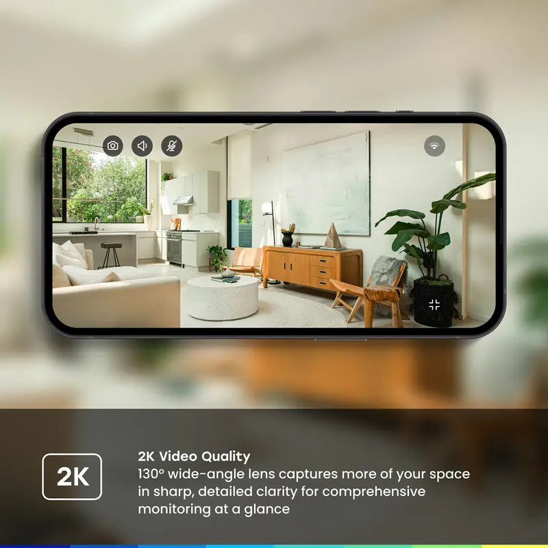 myQ Smart Indoor-Kamera: Nachtsicht &amp; Bewegungserkennung 