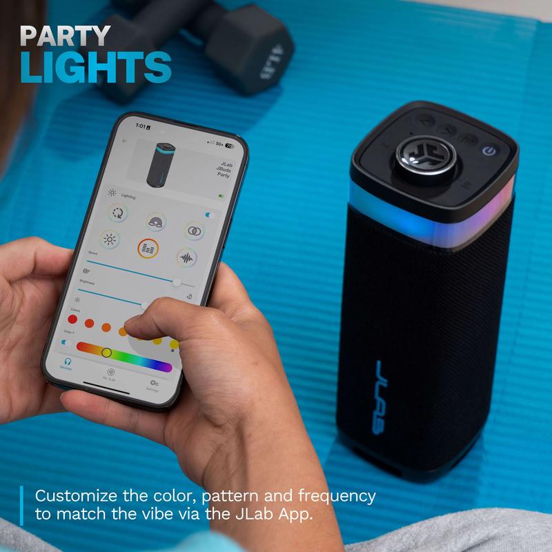 JLab JBuds Party Speaker: 30W Power, 12H Playtime, RGB Lighting