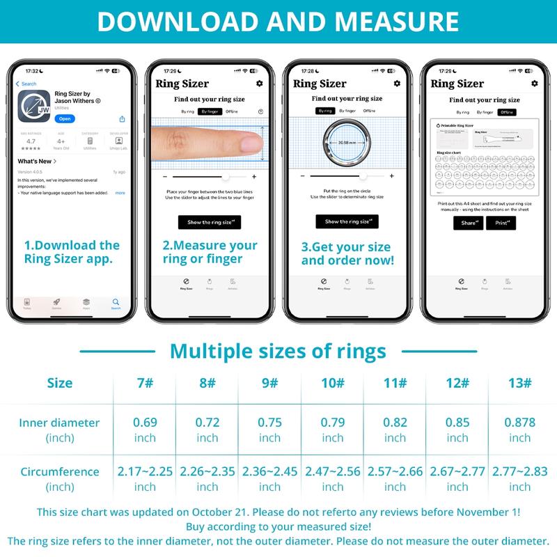 COLMI R10 Smart Ring: Fitness Tracker with Step Counter & 5ATM Waterproof
