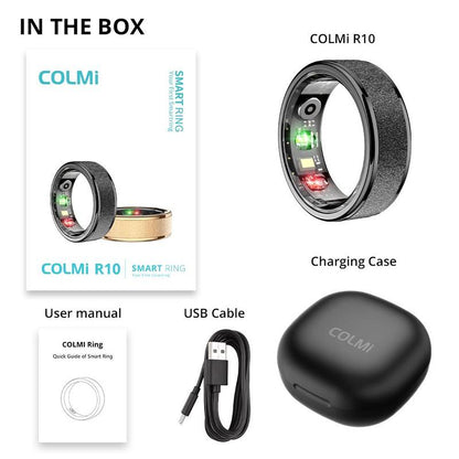 COLMI R10 Smart Ring: Fitness-Tracker mit Schrittzähler und 5 ATM Wasserdichtigkeit 