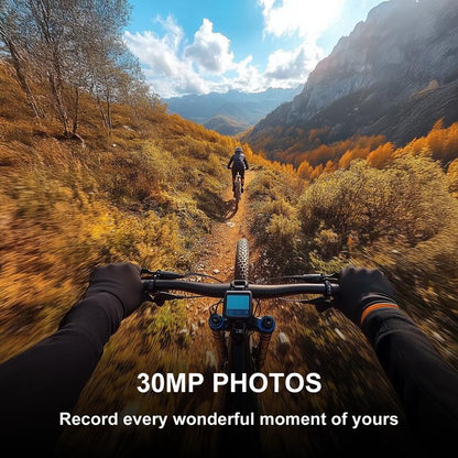 NUISK Mini-Daumenkamera: 128 GB, 4K-POV-Video, Magnethalterung