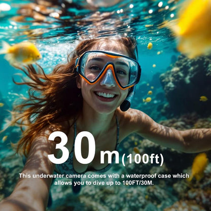 NUISK Mini-Daumenkamera: 128 GB, 4K-POV-Video, Magnethalterung